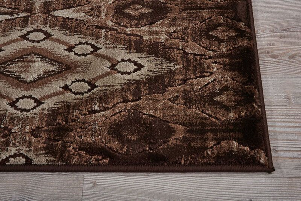 Nourison Clearance Karma KRM02 Chocolate Rug