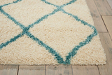 Nourison Clearance Brisbane BRI08 Ivory/Aqua Rug