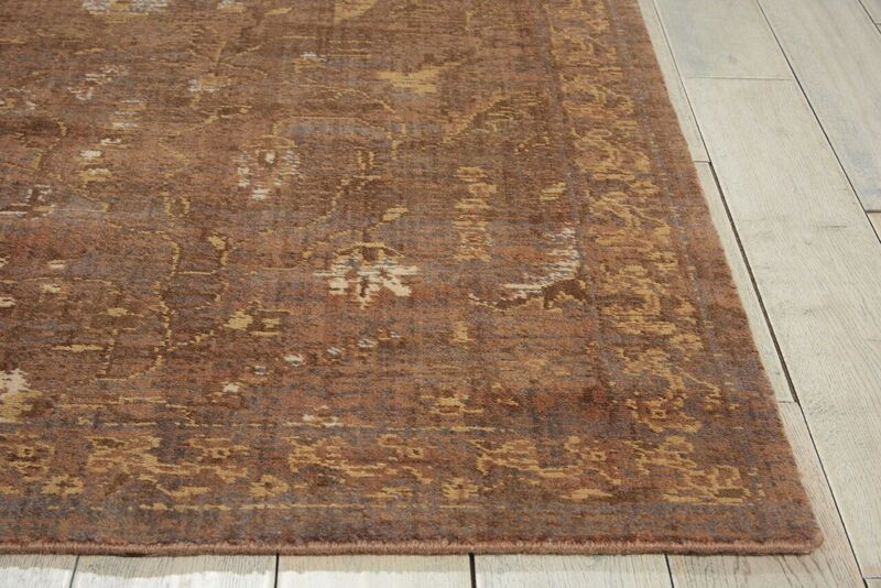 Nourison Clearance Silk Elements SKE02 Cocoa Rug