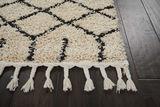 Nourison Clearance Moroccan Shag MRS01 Cream Rug