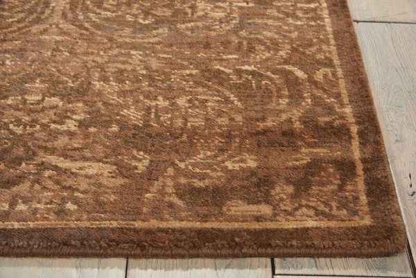 Nourison Clearance Silken Allure SLK19 Chocolate Rug