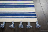 Nourison Clearance Rio Vista DST01 Ivory/Navy Rug