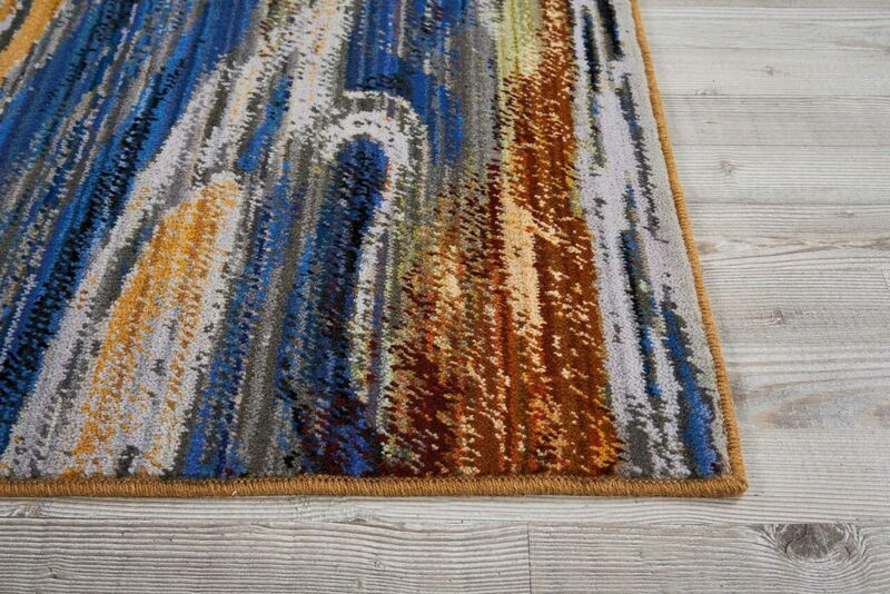 Nourison Chroma CRM04 Lava Flow Rug