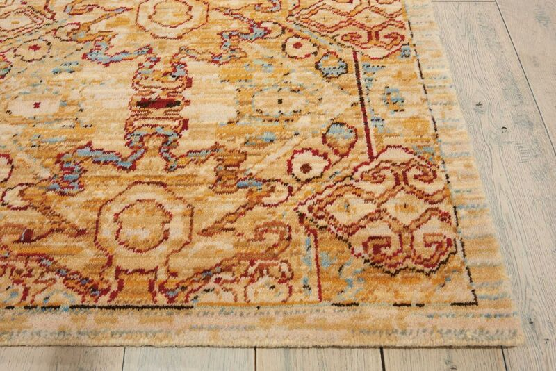 Nourison Clearance Rhapsody RH008 Light Gold Rug