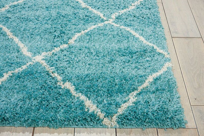 Nourison Clearance Brisbane BRI03 Aqua Rug