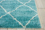 Nourison Clearance Brisbane BRI03 Aqua Rug