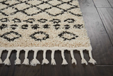 Nourison Clearance Moroccan Shag MRS02 Cream Rug