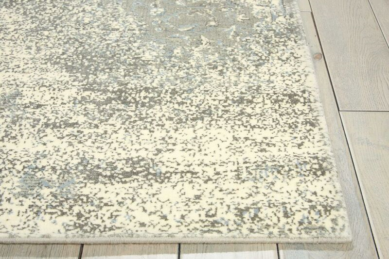 Nourison Clearance Luminance LUM10 Silver Rug