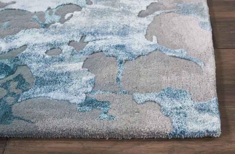 Nourison Prismatic PRS14 Grey Rug