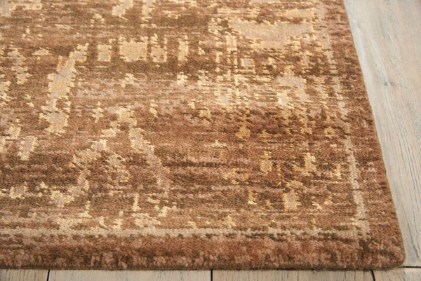 Nourison Clearance Silken Allure SLK17 Chocolate Rug