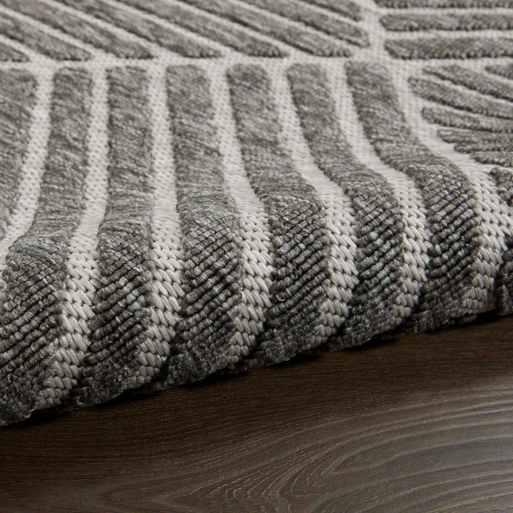 nourison cozumel czm05 dark grey rug