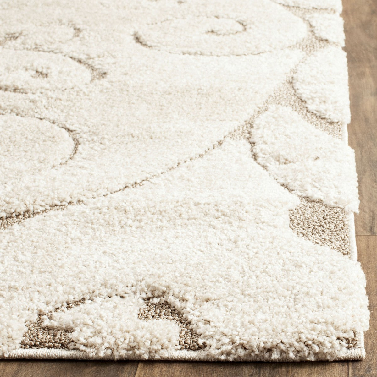 Safavieh Clearance Florida Shag SG455-1113 Cream Beige Rug