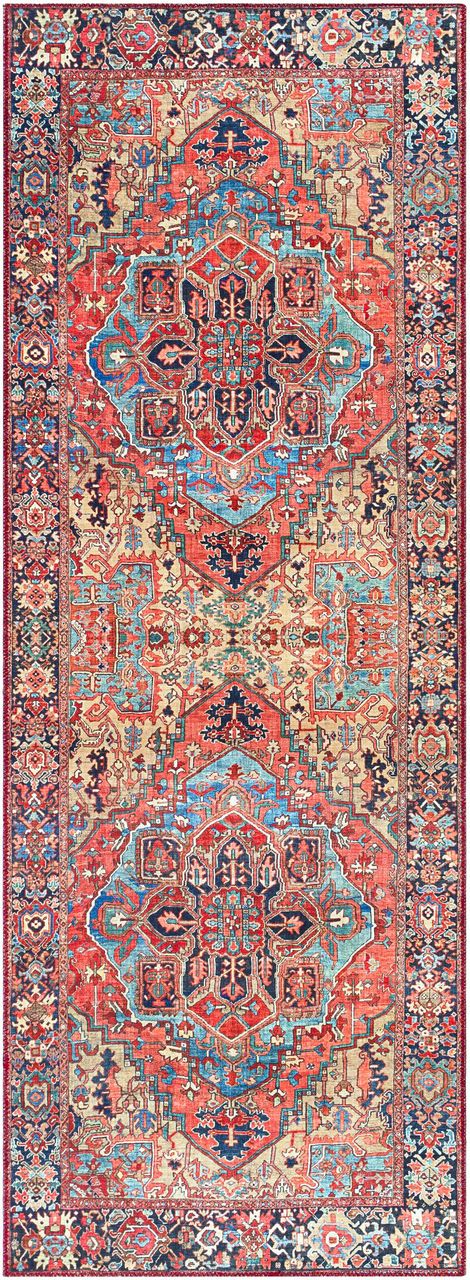 surya iris irs 2310 bright red rug