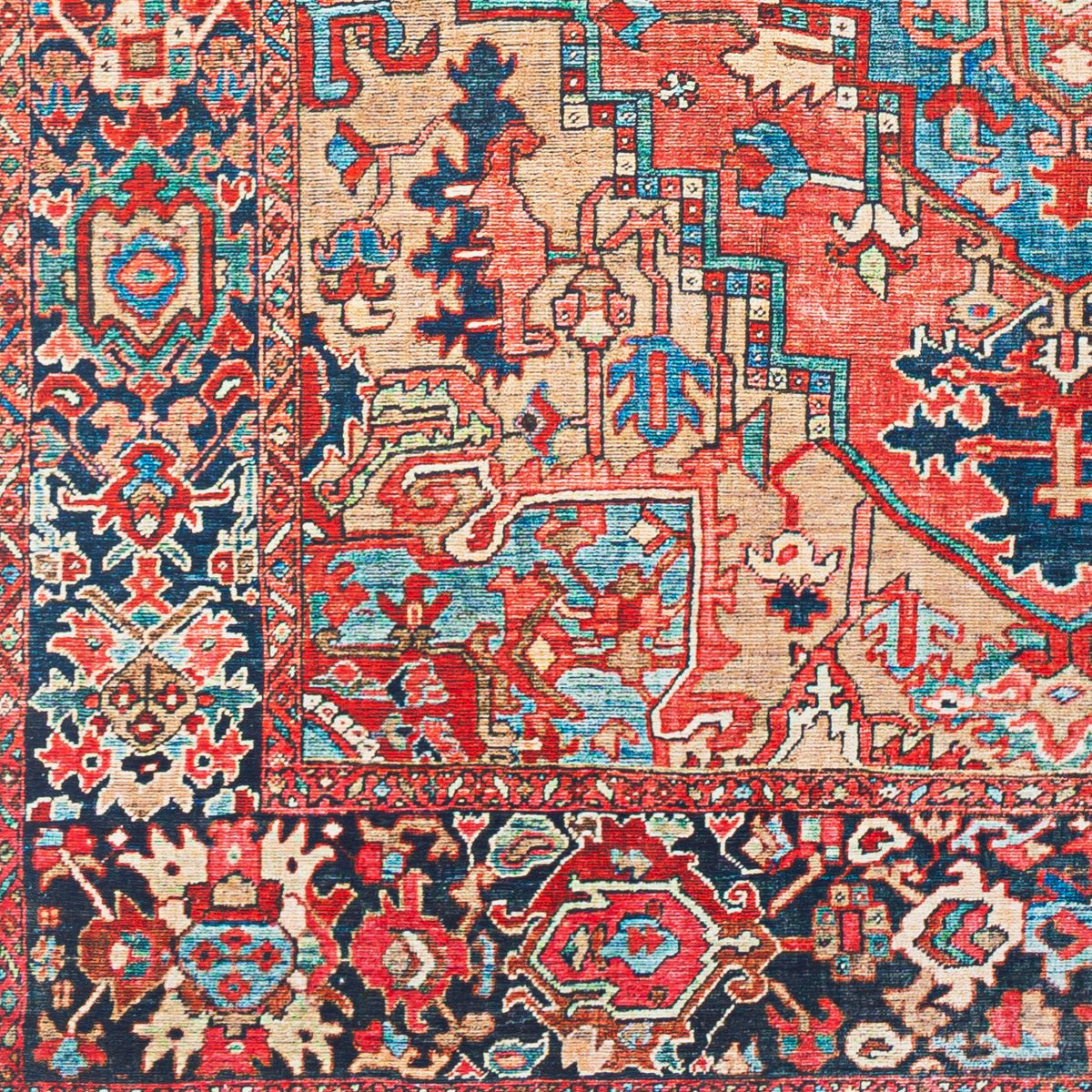 surya iris irs 2310 bright red rug