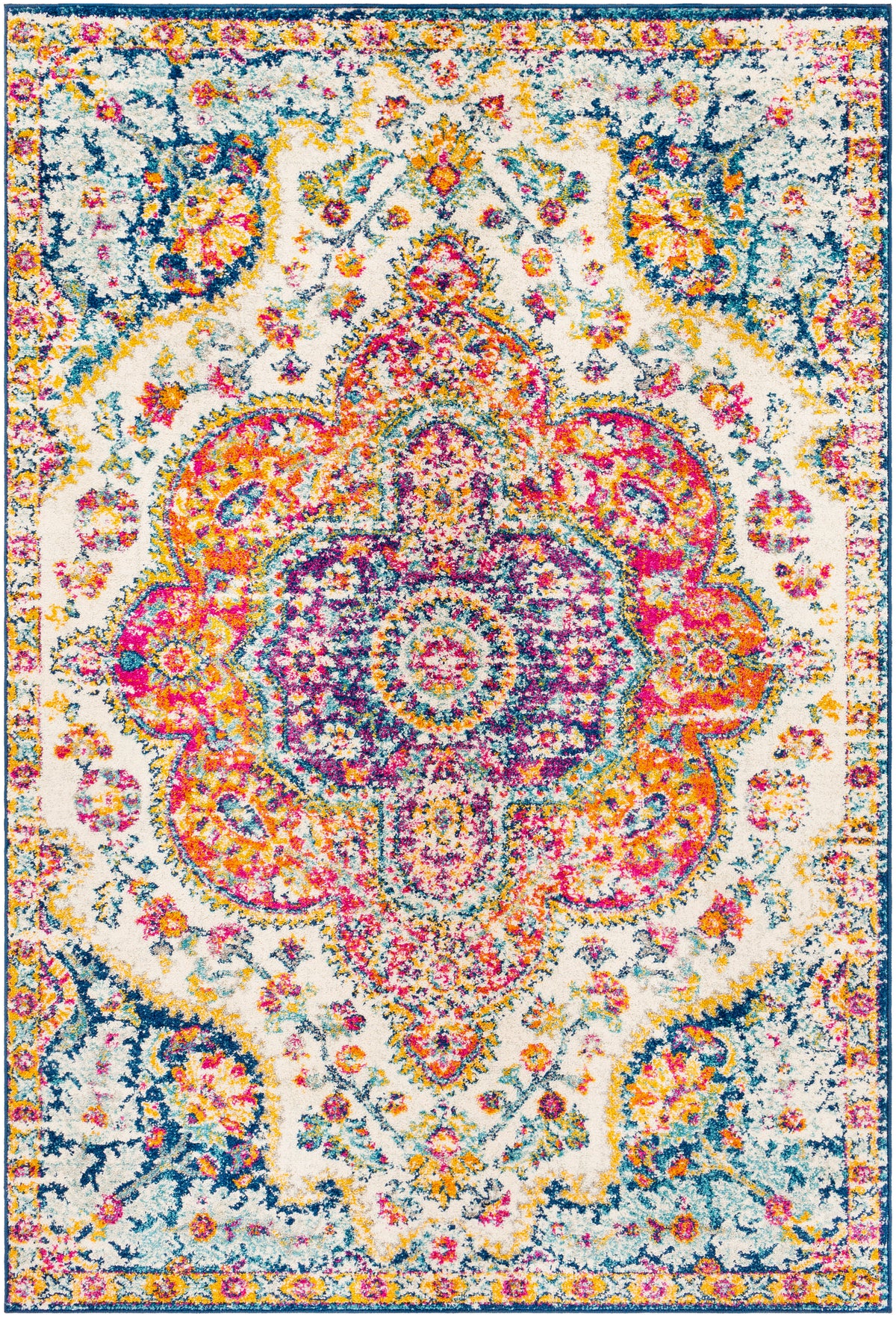 surya rug co elaziz elz 2335 bright pink rug