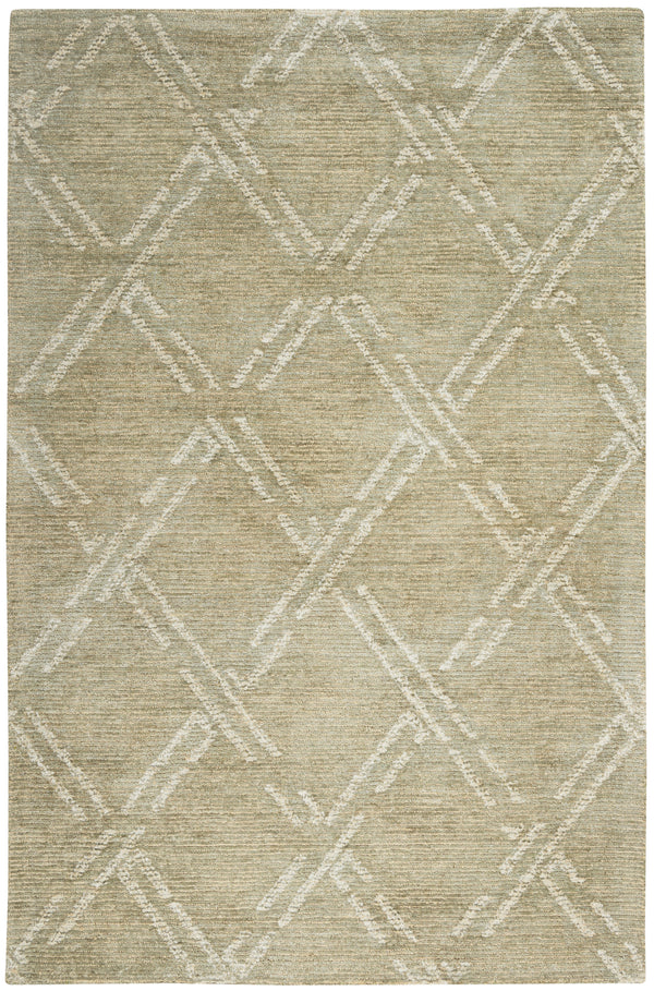 nourison venosa vsn01 green ivory rug