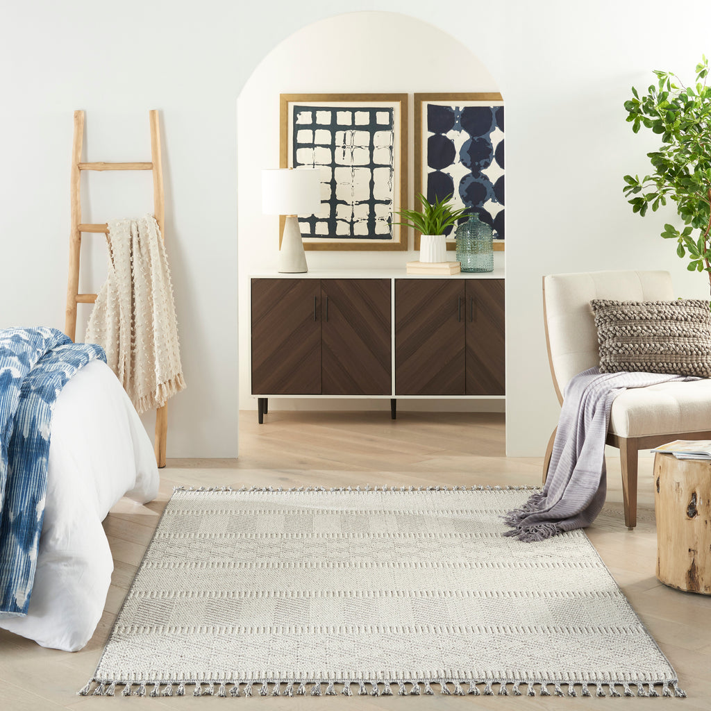 nourison paxton pax06 grey ivory rug