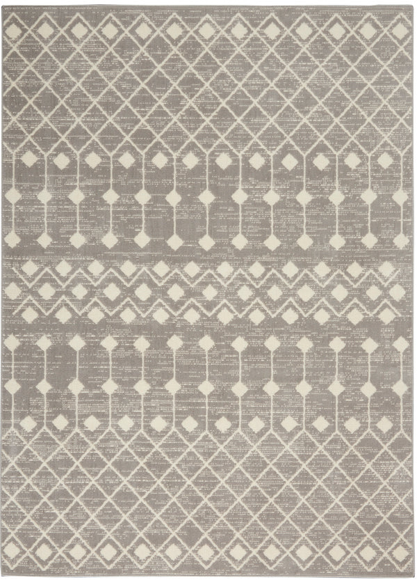 nourison grafix grf37 grey rug