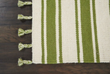 Nourison Clearance Rio Vista DST01 Ivory Green Rug