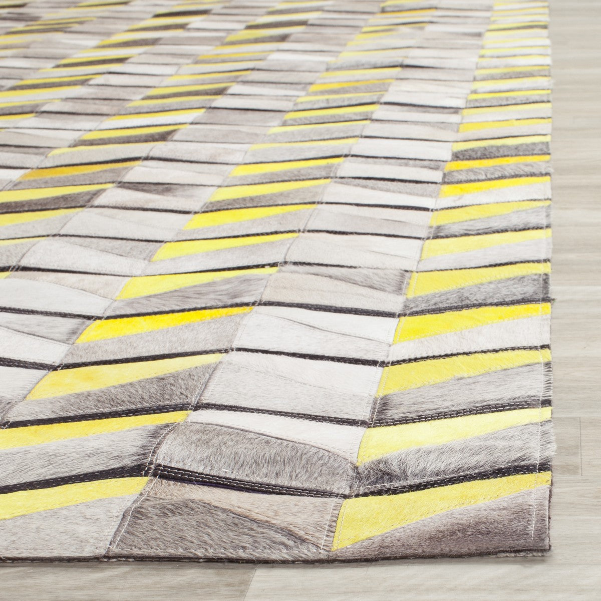 Safavieh Clearance Studio Leather STL173A Yellow Rug