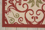 Nourison Clearance Caribbean CRB02 Rust Rug