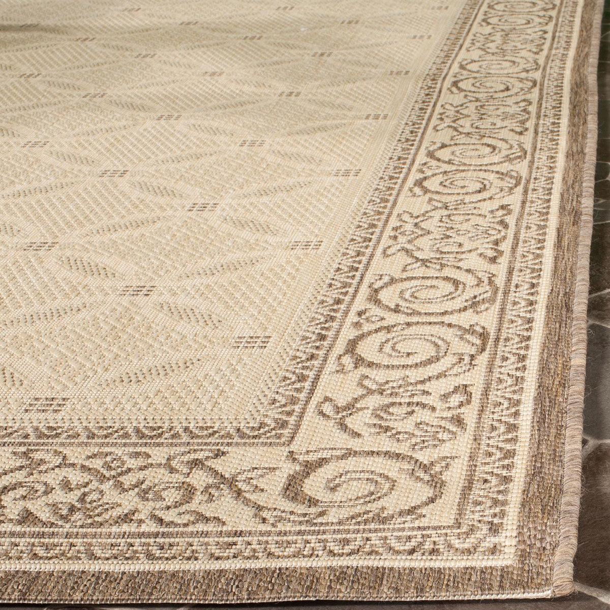Safavieh Clearance Courtyard CY1502-3001 Natural Rug
