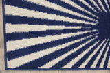 Nourison Clearance Grafix GRF20 Navy Blue Rug