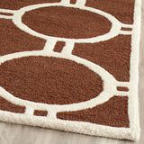 Safavieh Clearance Cambridge CAM145H Dark Brown Rug