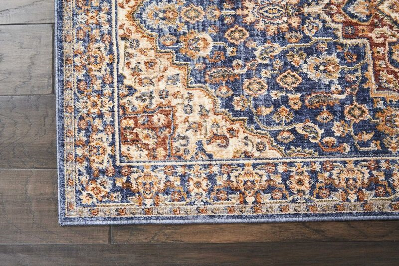 Nourison Clearance Lagos LAG01 Blue Rug