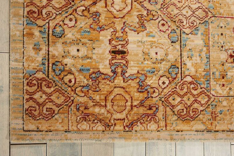 Nourison Clearance Rhapsody RH008 Light Gold Rug