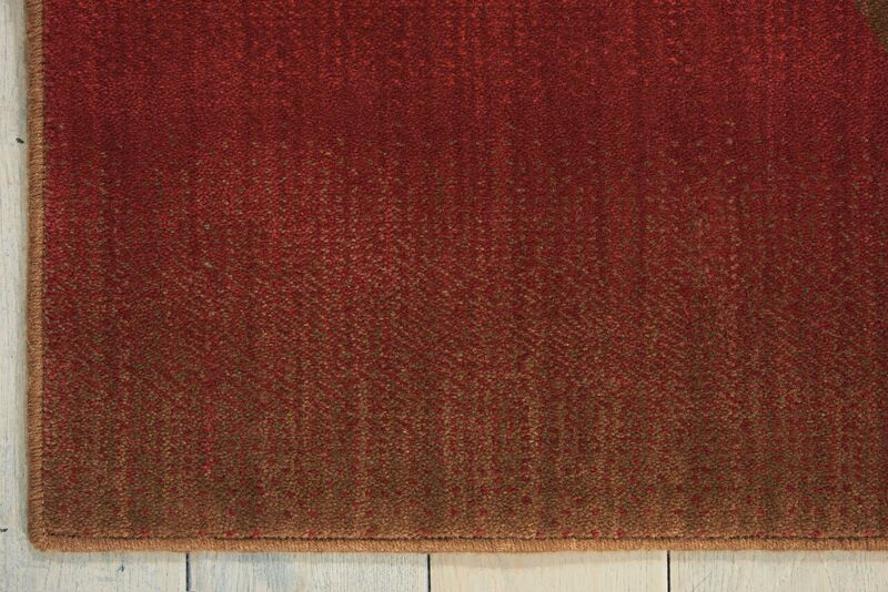 Nourison Clearance Radiant Arts RA04 Ruby Rug