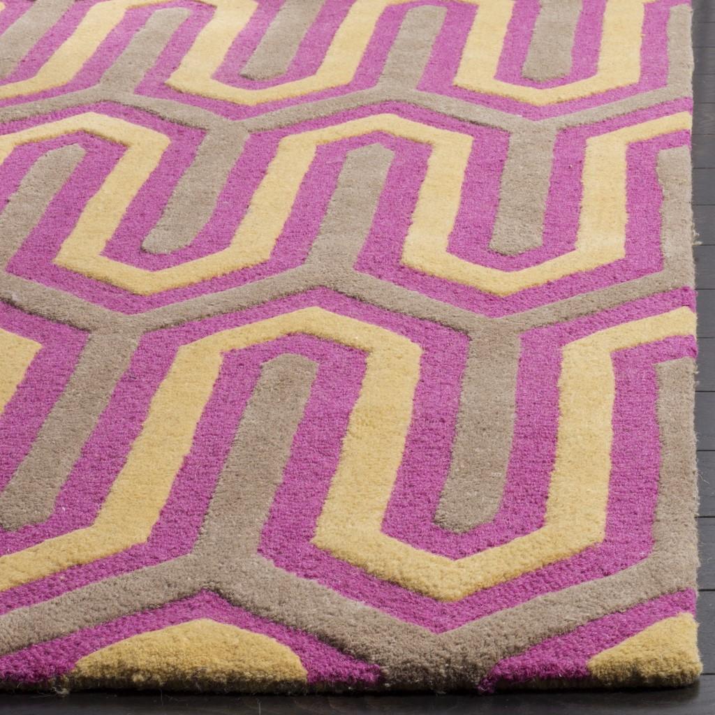 Safavieh Clearance Cambridge CAM351F fuschia Rug