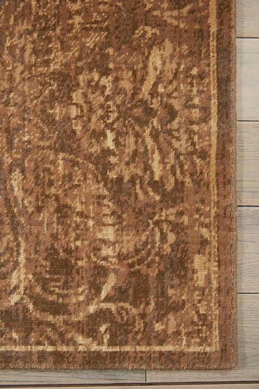 Nourison Clearance Silken Allure SLK19 Chocolate Rug