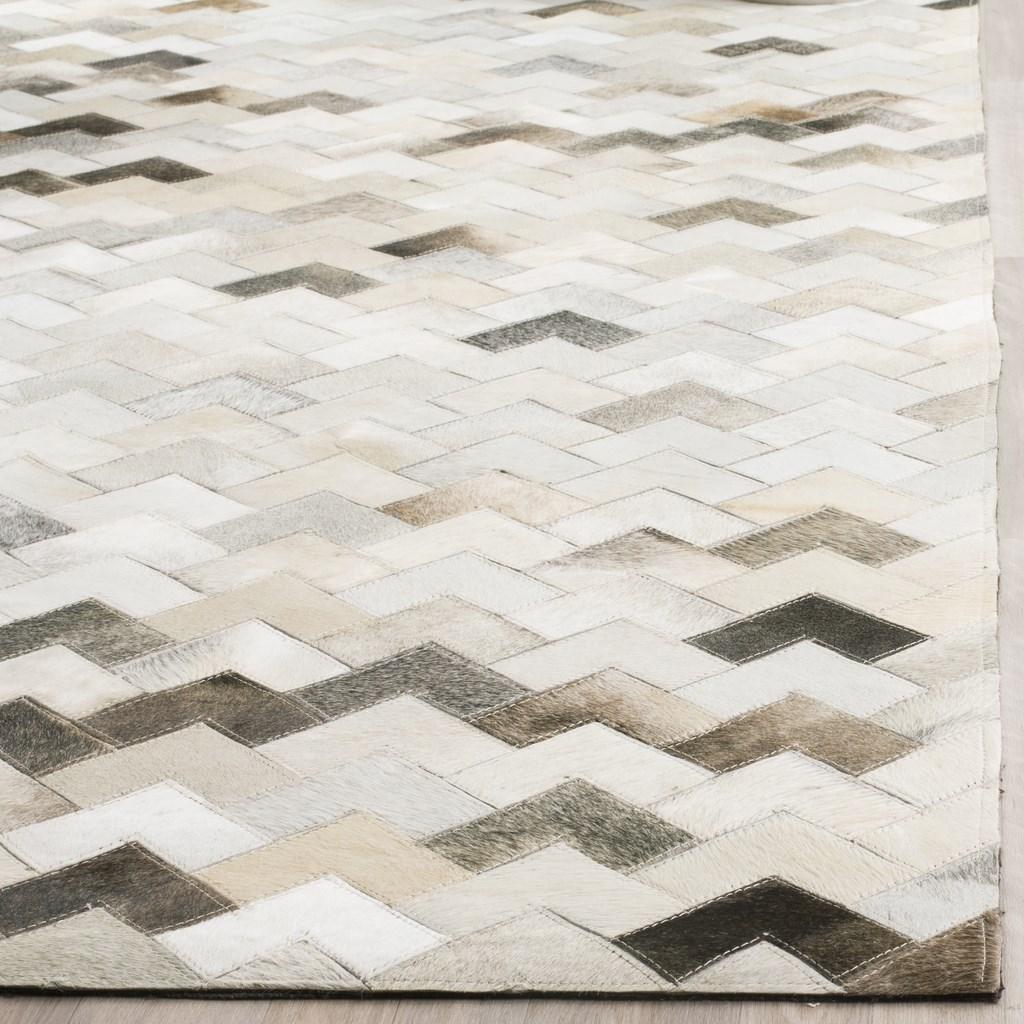 Safavieh Clearance Studio Leather STL183A Grey Rug