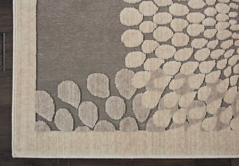Nourison Clearance Graphic Illusions GIL04 Gray Rug