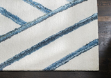 Anji Mountain Bamboo Rug, Co. Bell Bottom Blues AMB1120 Ivory Rug