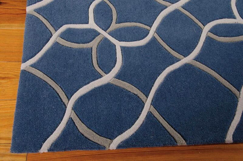 Nourison Sale Contour CON41 Denim Rug