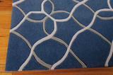 Nourison Sale Contour CON41 Denim Rug