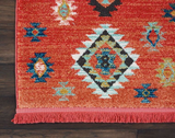 Nourison Clearance Navajo NAV07 Red Rug