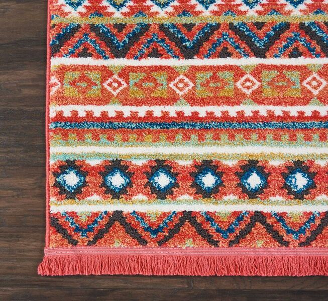 Nourison Clearance Navajo NAV04 Orange Rug