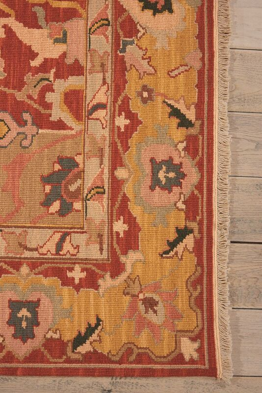 Nourison Clearance Nourmak s116 Rusty Burgundy Rug