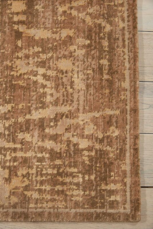 Nourison Clearance Silken Allure SLK17 Chocolate Rug