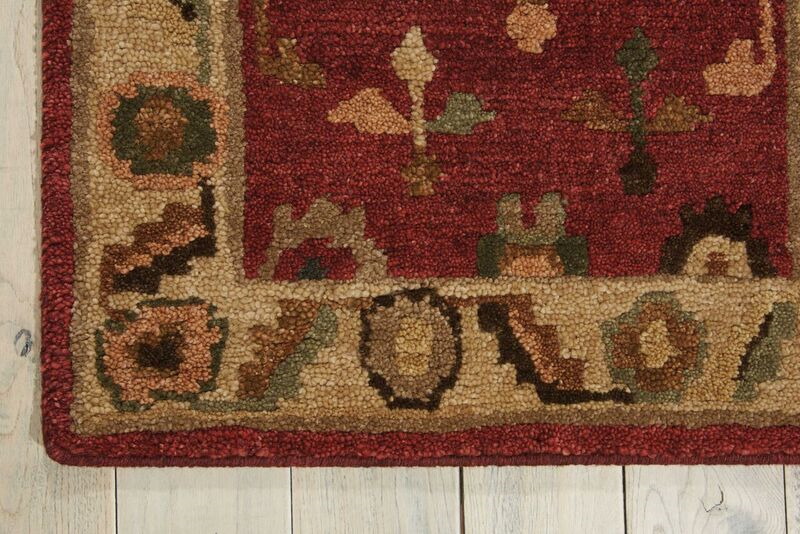 Nourison Tahoe TA08 Red Rug