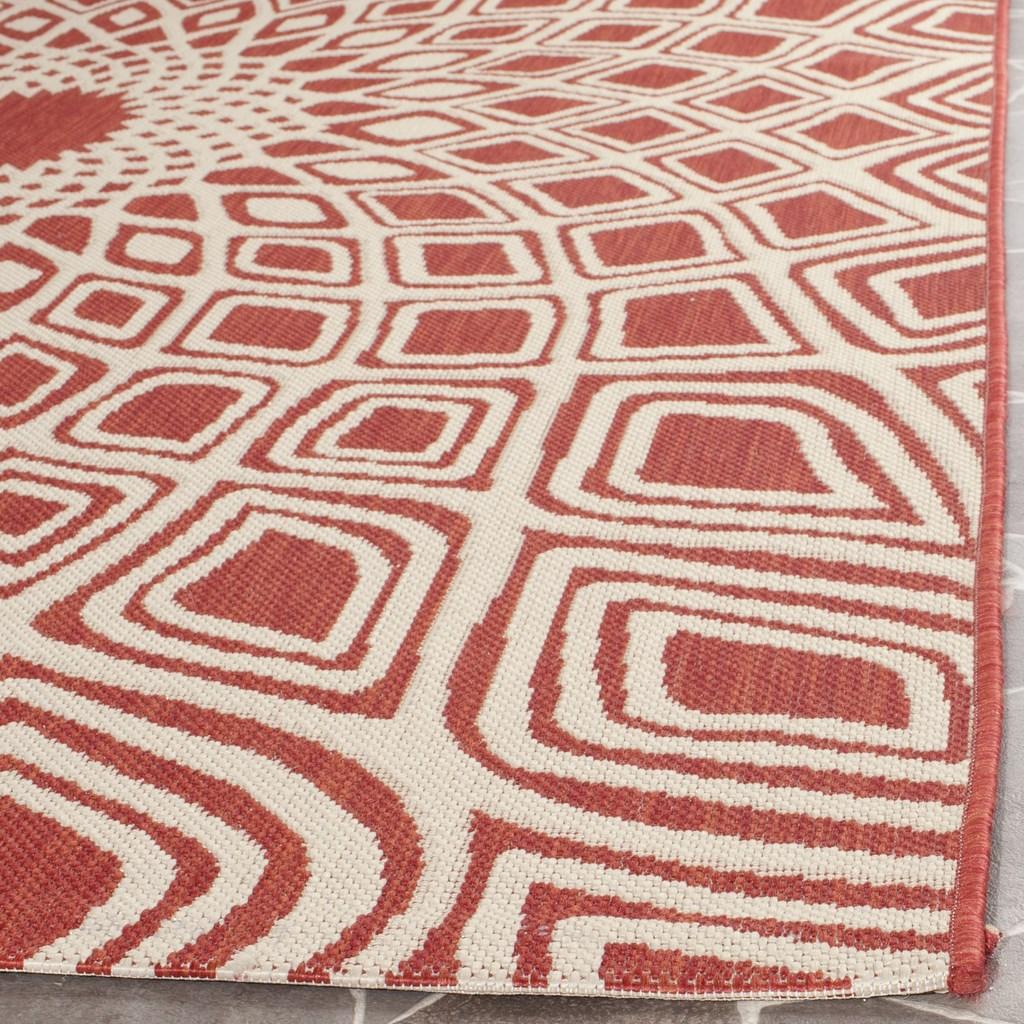 Safavieh Clearance Courtyard CY6616-23821 Red Rug