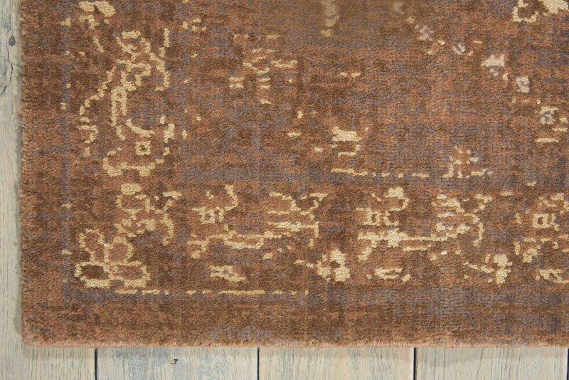 Nourison Clearance Silk Elements SKE02 Cocoa Rug