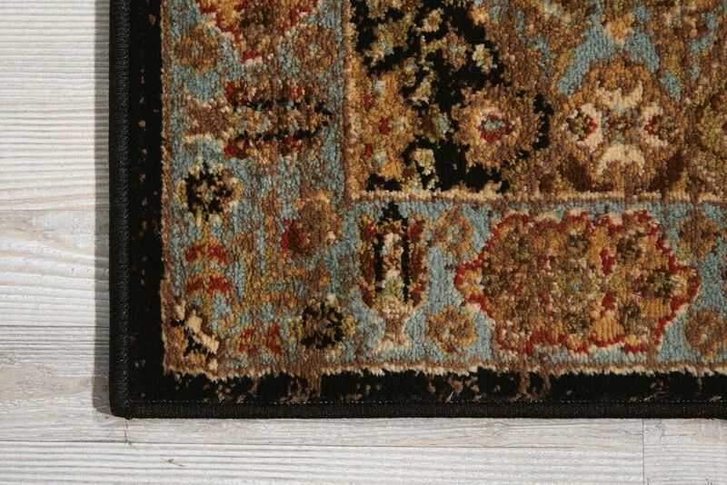Nourison Clearance Delano DEL03 Black Rug