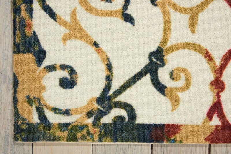 Nourison Clearance & Garden RS093 Multi Rug