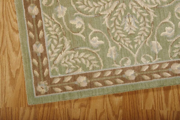 Nourison Clearance Riviera RI01 Green Rug