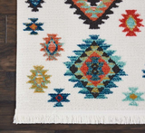 Nourison Clearance Navajo NAV07 White Rug