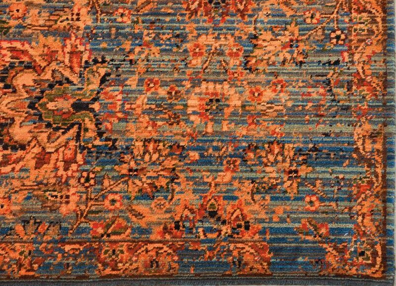 Nourison Clearance Timeless TML08 Teal Rug